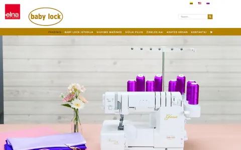 babylock.lt home page